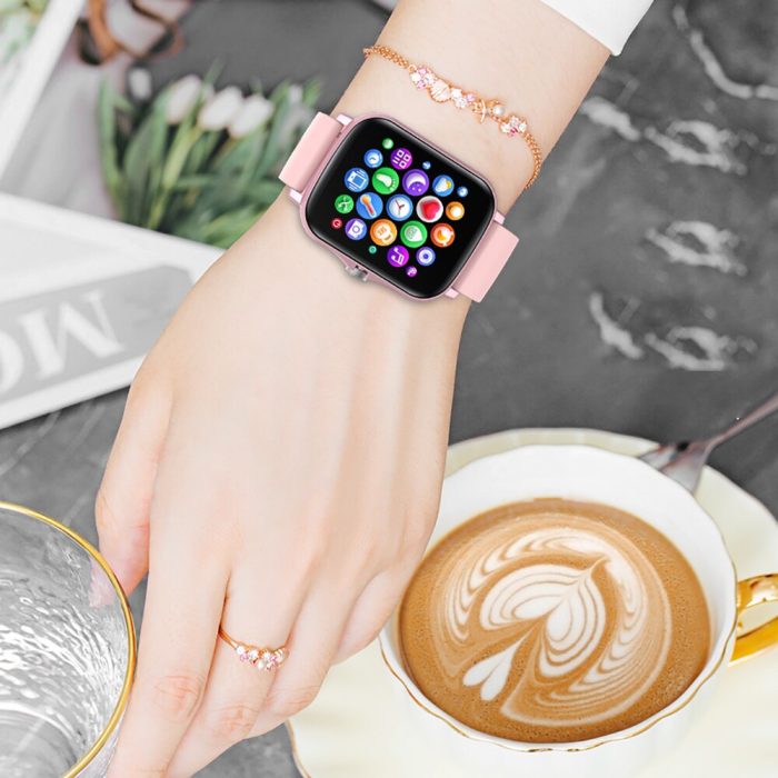 Gadgend smart watch y20 men women bracelet fitness tracker heart rate sleep monitor sports clock smartwatch for ios android