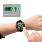 Gadgend sport smart watch men tracker stopwatch compass waterproof remote control call sms reminder bt smartwatch