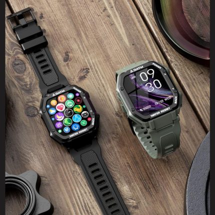 Gadgend men’s smartwatch sports fitness tracker custom dials 3atm waterproof smart watch men women for ios android xiaomi