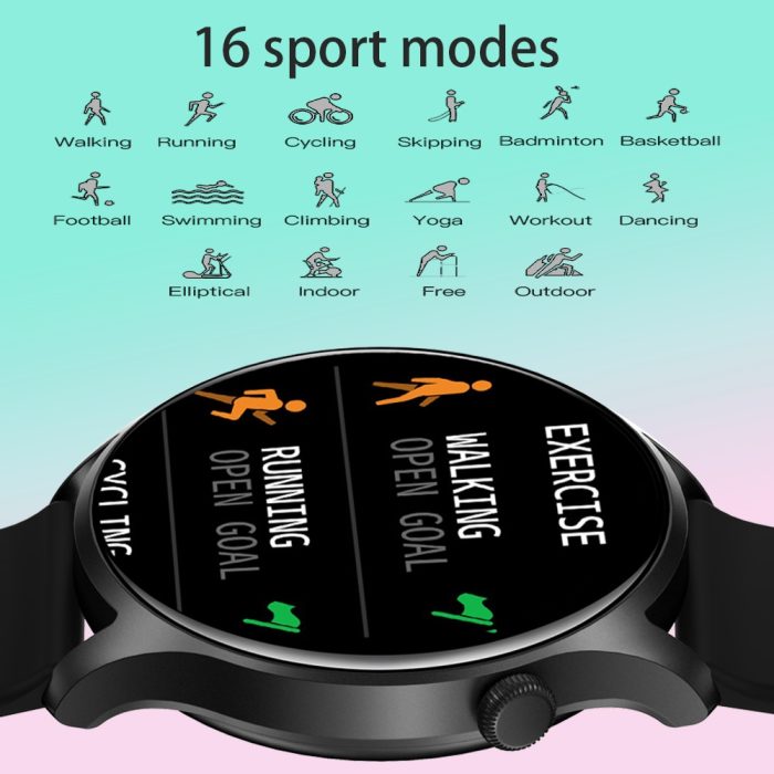 Gadgend max8 men smart watch women sports fitness tracker spo2/bp/hr ip67 waterproof bluetooth smartwatch for android ios