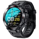 Gadgend new men’s smart watch gps tracker ip68 waterproof watch big battery outdoor sport smartwatch men women for ios android