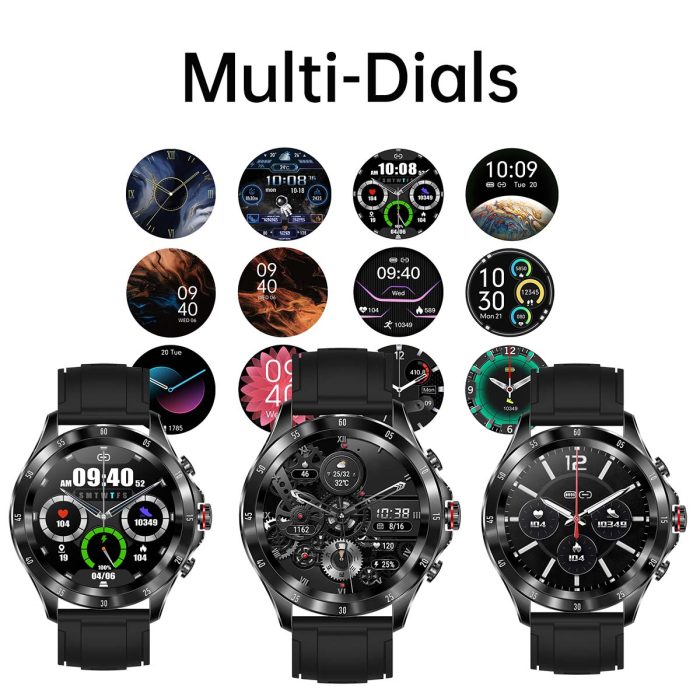 Gadgend new men’s smart watch max7 bluetooth answer call man watch ip68 waterproof thermometer tracker sport smartwatch men