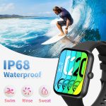 Gadgend new men’s smartwatch 3atm ip68 waterproof sport watch 1.83inch custom dials smart watch men women for xiaomi ios android