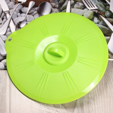 Silicone boil over spill lid / preservation lid / pan cover / oven safe with instead of plastic wrap