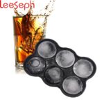 Silicone ice ball maker mold – 6 piece 4 x 4cm round ice ball for party bar kitchen