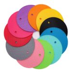Silicone pot holders, multipurpose round pot holders, trivets, jar openers & spoon rests – extra thick