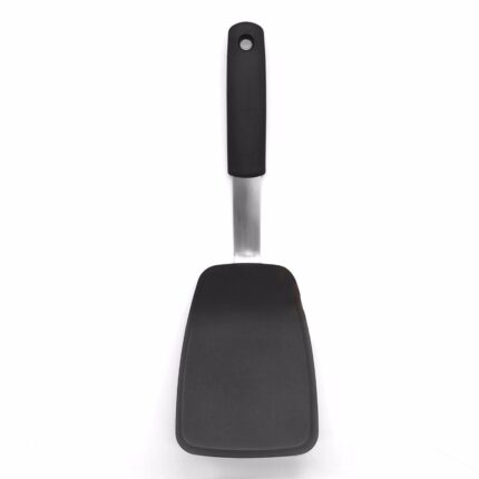 Silicone spatula turner flexible stainless steel core 600f heat-resistant easy clean non stick – kitchen utensil by leeseph