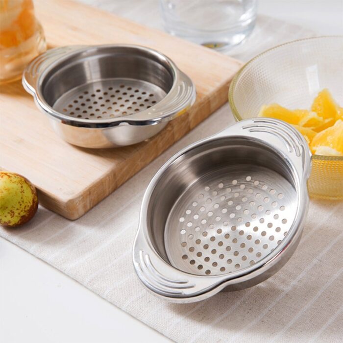 Universal can strainer stainless steel can colander , vegetable and fruit can strainer, best for canned tuna versatile