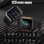 Gadgend smartwatch 2023 bluetooth call smart watch men nfc sport watches fitness heart rate tracker custom dial smartwatch for android ios