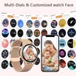 Gadgend 2023 bluetooth call smart watch women custom dial watches men sport fitness tracker heart rate smartwatch for android ios