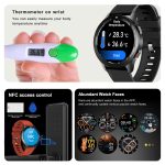 Gadgend smartwatch 2023 new bluetooth call smart nfc watch men sports fitness tracker watch heart rate monitor smartwatch for android ios