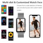 Gadgend smartwatch 2023 new fashion smart watch women men waterproof heart rate monitoring fitness outdoor sport smartwatch for android ios