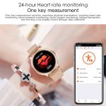 Gadgend 2023 super slim smart watch women full touch hd colorful screen smartwatch for women heart rate monitor for android ios