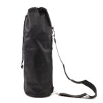 Water bottle carrier holder bag pouch with adjustable shoulder strap for large stainless steel travel thermos bottle 2.2/3/4 l