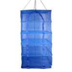 Layers drying net fish net drying rack hanging anti-fly cage for vegetable fruit meat pe dryer net household fish net