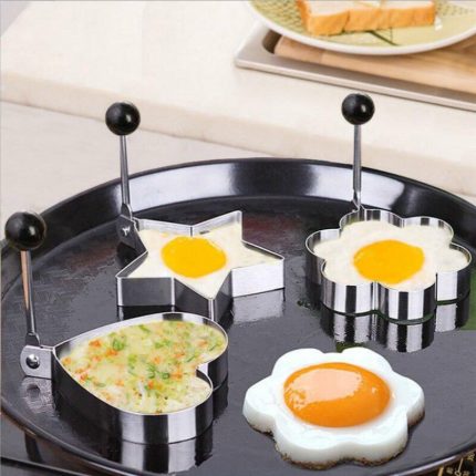 Stainless steel egg shaper – create fun shapes for breakfast with this kitchen gadget