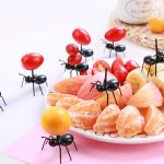 12-piece funny ant fruit fork set – perfect for parties and kids’ snacks