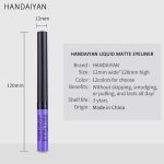 Handaiyan 12 color liquid eyeliner waterproof long lasting sexy charming soft sponge eye liner pencil eye cosmetics tslm1