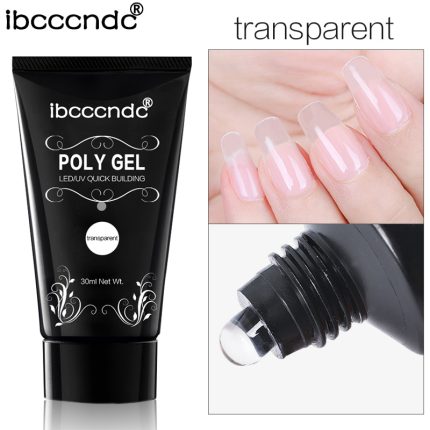 30g polygel spring nails acrylic poly gel pink white clear crystal uv led builder gel tips enhancement slip solution quick extension gel