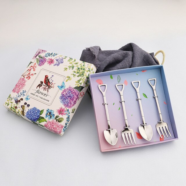 4PCS fork and spoon