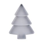 Christmas tree shape candy snacks nuts seeds dry fruits plastic plates dishes bowl breakfast tray home kitchen supplies