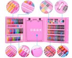 208-piece with easel children’s painted set painting watercolor pen brush art learning supplies stationery set