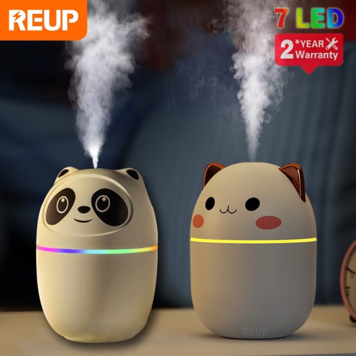 Gadgend 220ml cute aromatherapy humidifier and air purifier, perfect for home or car