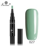 Saviland newest 3 in 1 gel nail varnish pen glitter one step nail art gel polish hybrid 60 colors easy to use uv gel lacquer