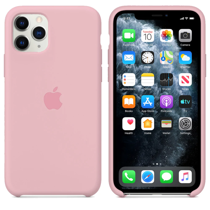 Liquid silicone phone case all-inclusive for apple 13promax protective case iphone12 drop-resistant 11promax (candy pink)
