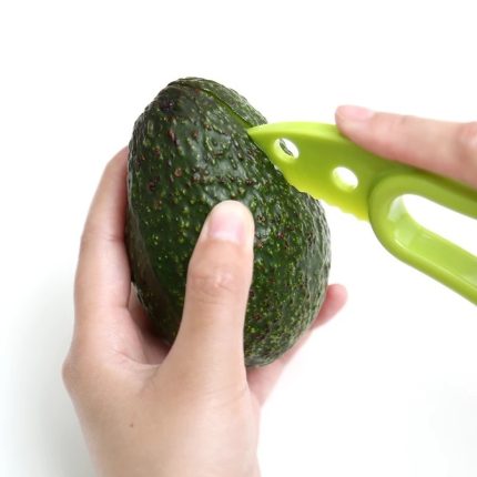 3-in-1 avocado slicer, corer, and peeler – your ultimate kitchen gadget for effortless avocado preparation