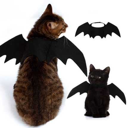 Cute halloween cat costume small pet cat bat wings halloween cat wings hallowen cat accessories  halloween decorations