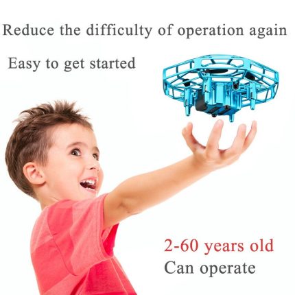 4drc v3 mini drone ufo toy with infrared sensing control – hand flying aircraft quadcopter and rc helicopter for kids (model v3)