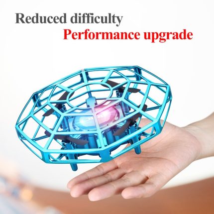 4drc v3 mini drone ufo toy with infrared sensing control – hand flying aircraft quadcopter and rc helicopter for kids (model v3)