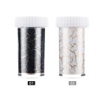 Pink gold sliver nail foils sparkly sky glitter marble nail art transfer stickers slider paper nail art manicures decoration