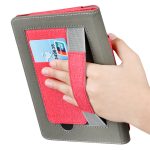 Suitable for kindle paper white5 cloth pattern bracket protective cover 6.8 inch 11th kpw5 hand-held card holder