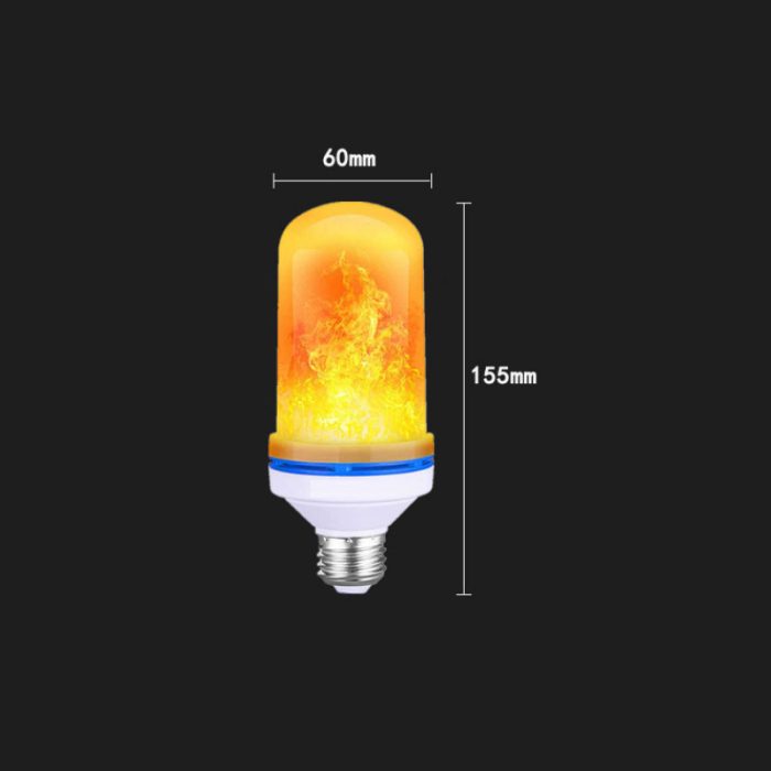 Led flame light christmas atmosphere flame light bulb four gear with gravity induction