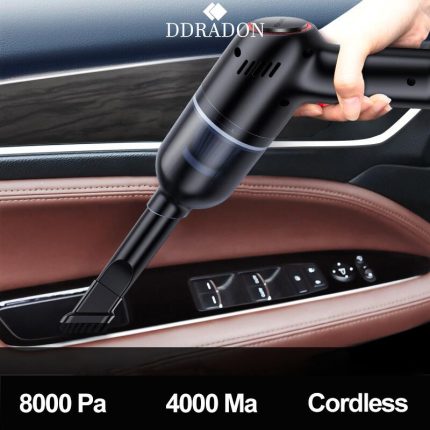 8000pa wireless car vacuum – cordless handheld auto vacuum with dual use