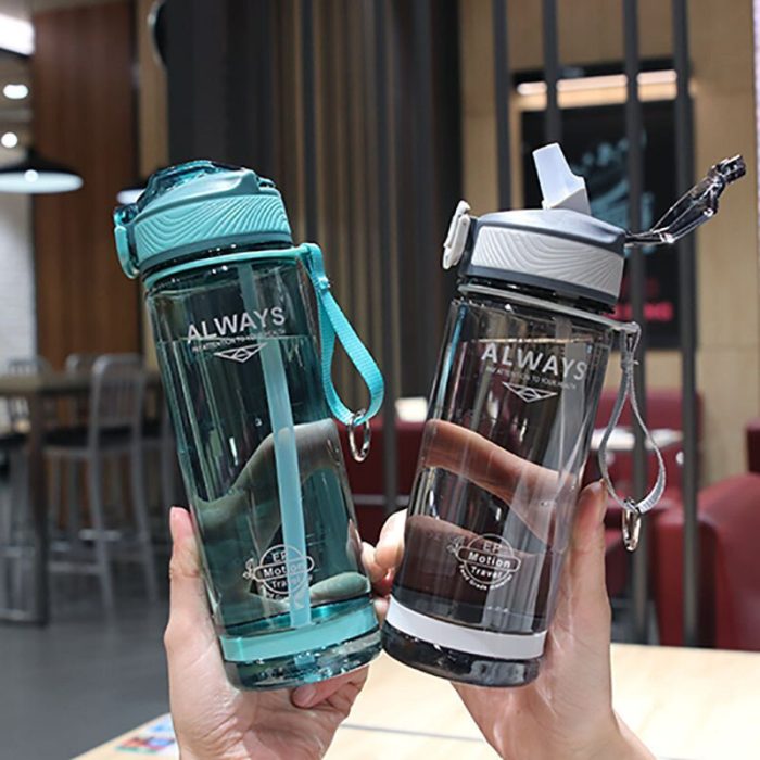 800ml sports water bottle with straw – stay hydrated on your outdoor adventures