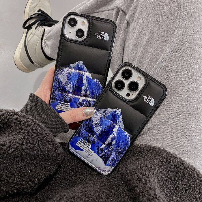 Creative north snow mountain iphone 14 for 11 apple 12/13promax case xs/xr fall proof 7/8p