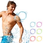 Water injection reusable water balloon fight water fight automatic sealing water bomb children’s toy water polo