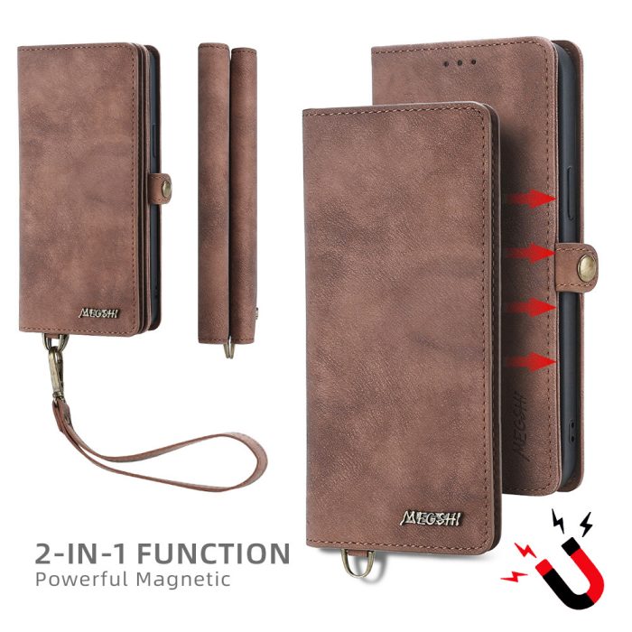 Iphone 11 phone leather case suitable for iphonexsmax flip phone case 7/8plus separate protective cover