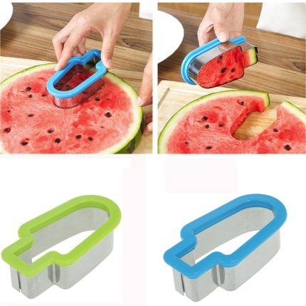 Creative watermelon slicer ice cream popsicle shape melon cutter mold tool popsicle shape water melon cutting tool #b15