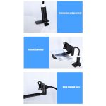 Mobile phone high definition projection bracket adjustable flexible all angles phone tablet holder 3d hd screen magnifier