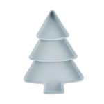 Christmas tree shape candy snacks nuts seeds dry fruits plastic plates dishes bowl breakfast tray home kitchen supplies