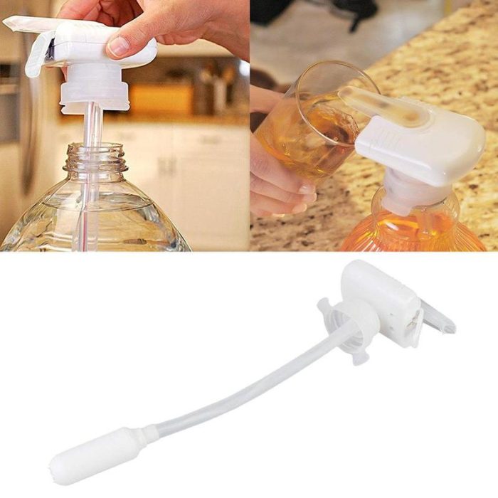 Universal automatic  magictap water drink fruit juice beverage dispenser spill-proof tool electric water tap compact juice milk suck tool