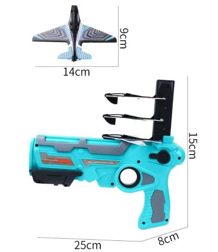 Catapult plane foam air battle one-click ejection model launchers toy glider model outdoors toys for children kid and adult