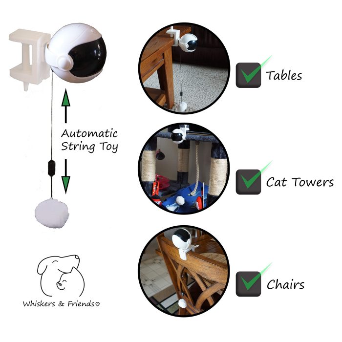Automatic cat ball launcher toy interactive lifting ball toys for cats play games electric puzzle pet teaser toy cat supplies