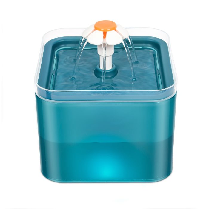 2l led automatic pet water fountain with filter and usb – perfect for dogs and cats