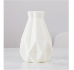 Flower vase decoration home plastic vase white imitation ceramic flower pot flower basket nordic decoration  vases for flowers