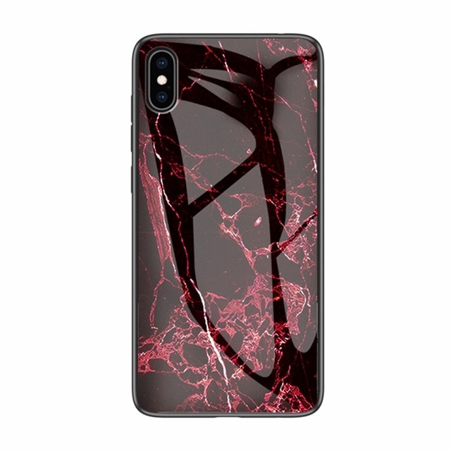 Luxury marble phone case for iphone x xs max glass pc pigeon back cover silicone soft edge coque case for iphone xs max xr case